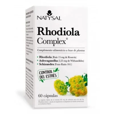 Calmogene®O Rhodiola Complex®(Rhodiola rosea, Ashwaganda, Schizandra) 60 Natysal capsules