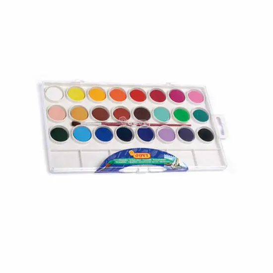 Watercolor jovi 24 colors plastic case. Jovi