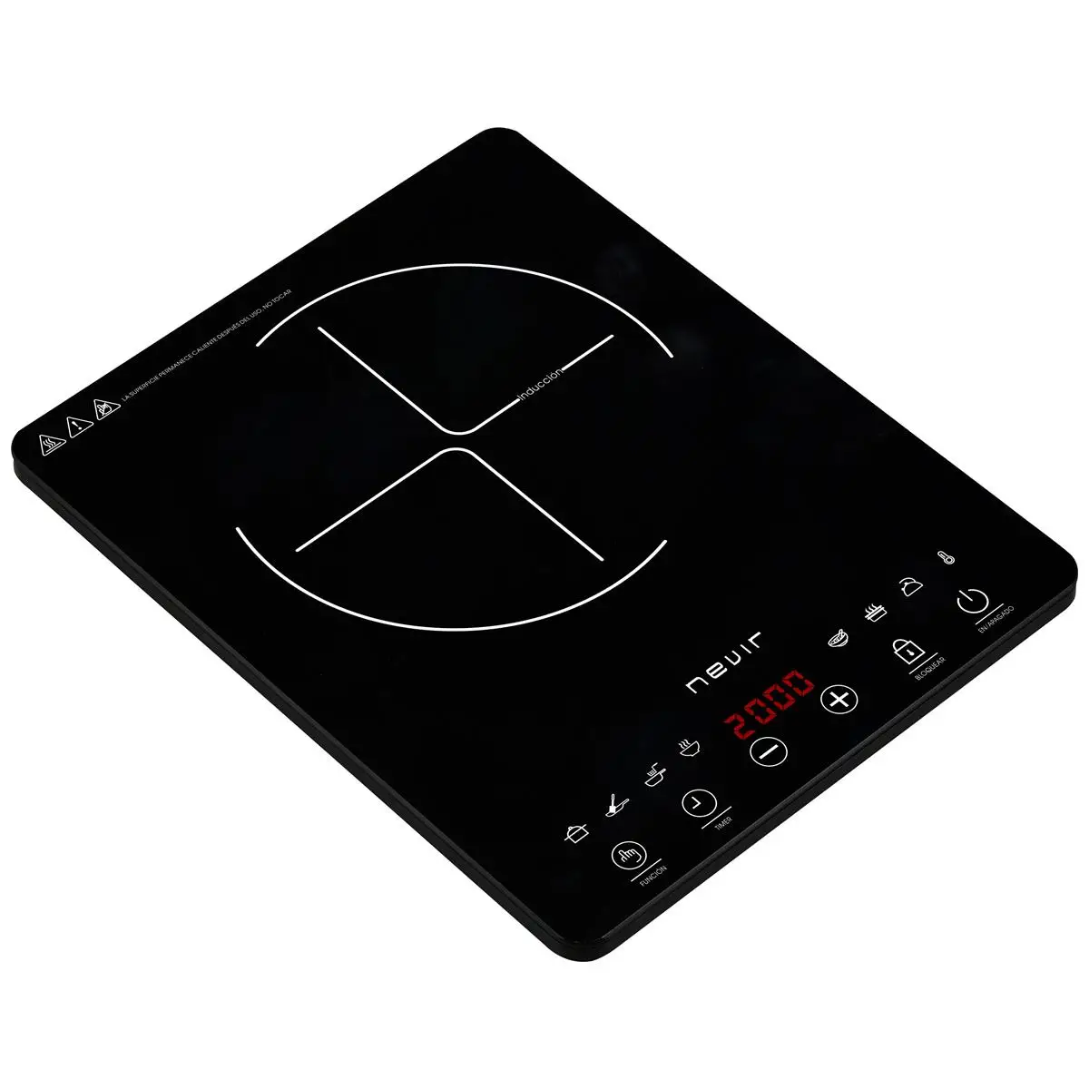 NEVIR NVR-INDPT100 portable induction plate power 200W up to 2000W