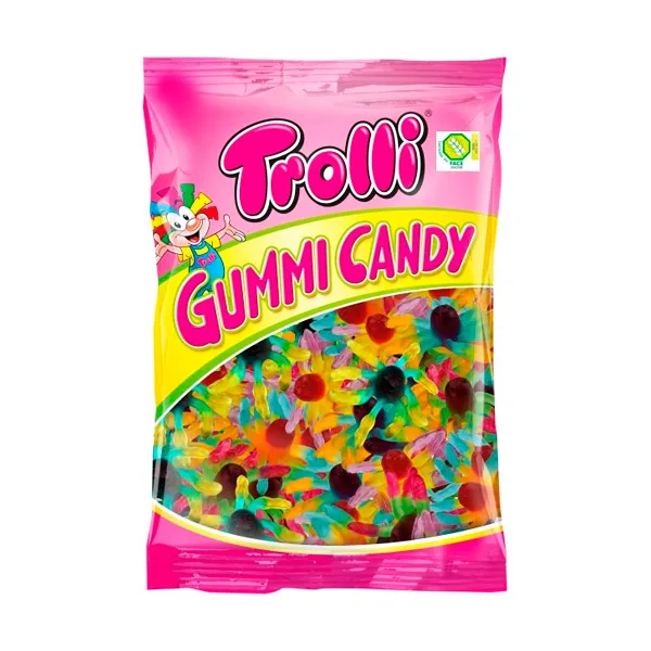 Trolli Pulpos de Gominola Brillo 1KG Bolsa Sin Alérgenos