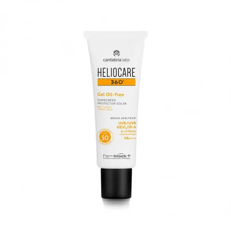 Heliocare 360º Spf 50 Fluido Gel oil free fotoprotector piel grasa 50ml