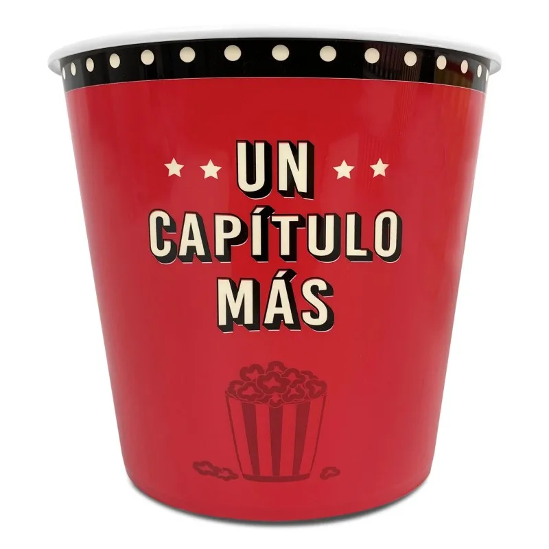 EURASIA Bucket for Popcorn, 2.8L, BPA Free Plastic, 18x12,7x18 cm