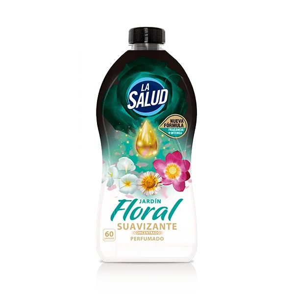 Pack of 9 - la salud softener 360 doses, 9 bottles, floral garden concentrate #2