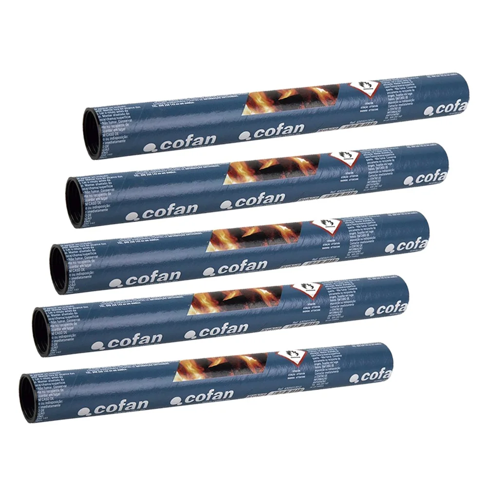 Pack 5 tubos deshollinador para limpieza de chimeneas y estufas 175gr. Cofan