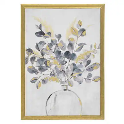 Flower framed canvas 50x70 cm/decorative picture