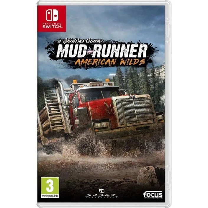 Juego Spintires MudRunner American Wilds Para Nintendo Switch PAL EU - Nuevo Original Precintado