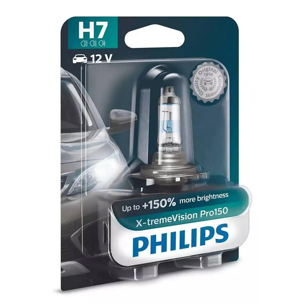 Bombilla de coche X-Tremevision Pro150 H7 Faros delanteros +150%, Blister Individual Osram
