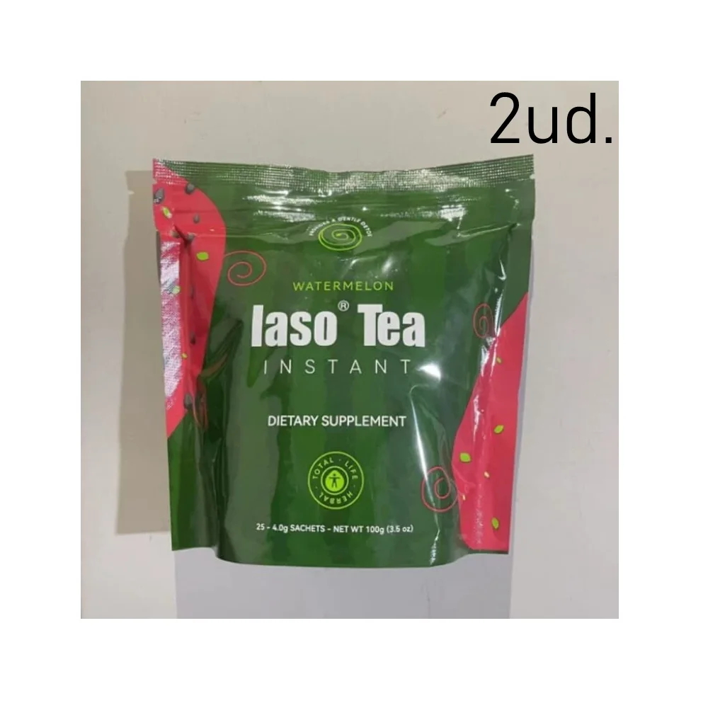 RVS Regala Vida Sana.  2 Te Detox sabor sandia . Total Life Herbal de Regala Vida Sana 50 sobres individuales . Te instantaneo .Tea - 50 Sachets