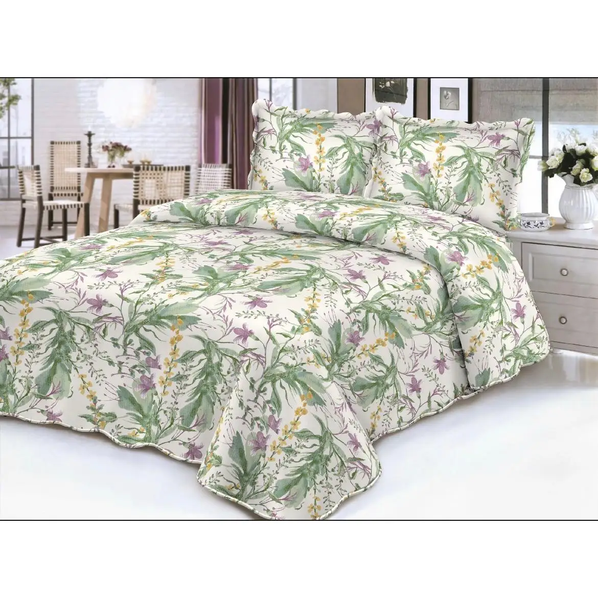 Juego de Sábanas 3 Piezas  Estampado para Cama de 90/135/150 /180cm - ¡Añade Estilo y Comodidad a tu Habitación!