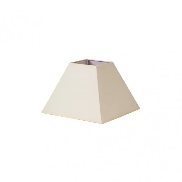 Pantalla piramidal mezzo e27 beige 30dx13dx22h tejido popelina