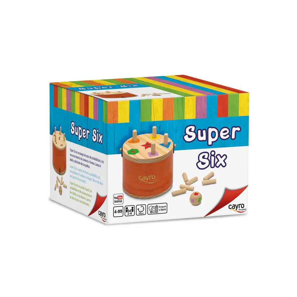 Cayro ++ Super Six Juego de Dados Infantil (869)