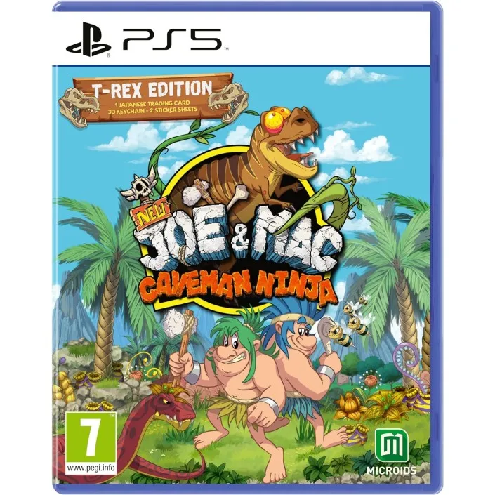 Juego New Joe & Mac: Caveman Ninja T-Rex Edition para Playstation 5 | PS5 PAL EU - Nuevo Original Precintado