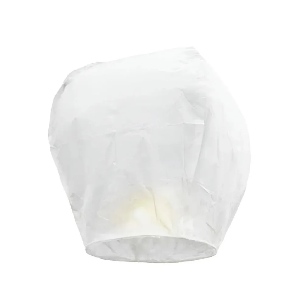 pack 3 Globo de deseo,lampara de papel,color blanco,3 unidades,medidas 30cm,cm,fespu