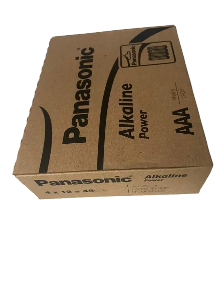 Panasonic power lr03 aaa - pack of 48 alkaline batteries