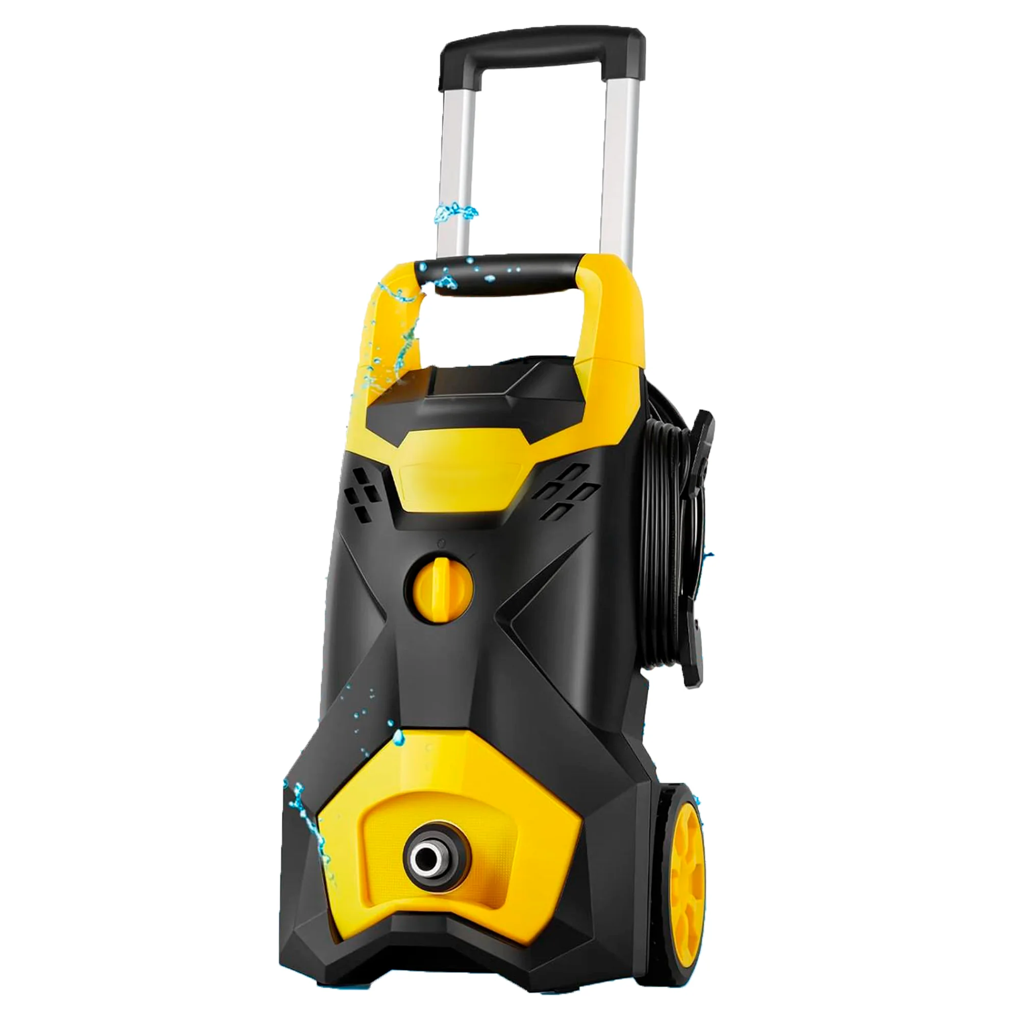 جهاز تنظيف الضغط العالي من ENVENTOR، منظف الضغط الكهربائي 1800 وات بحد أقصى 135 بار، معدل التدفق بحد أقصى 350 لتر/ساعة، مع زجاجة صابون 450 مل، خرطوم 5 متر، كابل 5 متر، ساحة حديقة السيارة