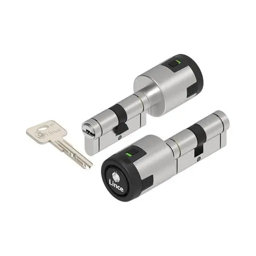 Cilindro de seguridad LINCE cplus alarm 70mm 4030 niquel mate