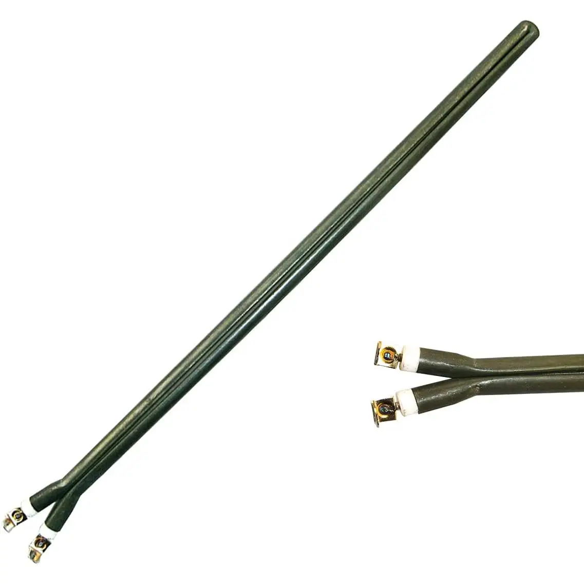 GOLDMAN SERVICE Resistencia Termo Eléctrico 1000W Pinza Monoblock Recambio Compatible Grandes Marcas Largo 410mm