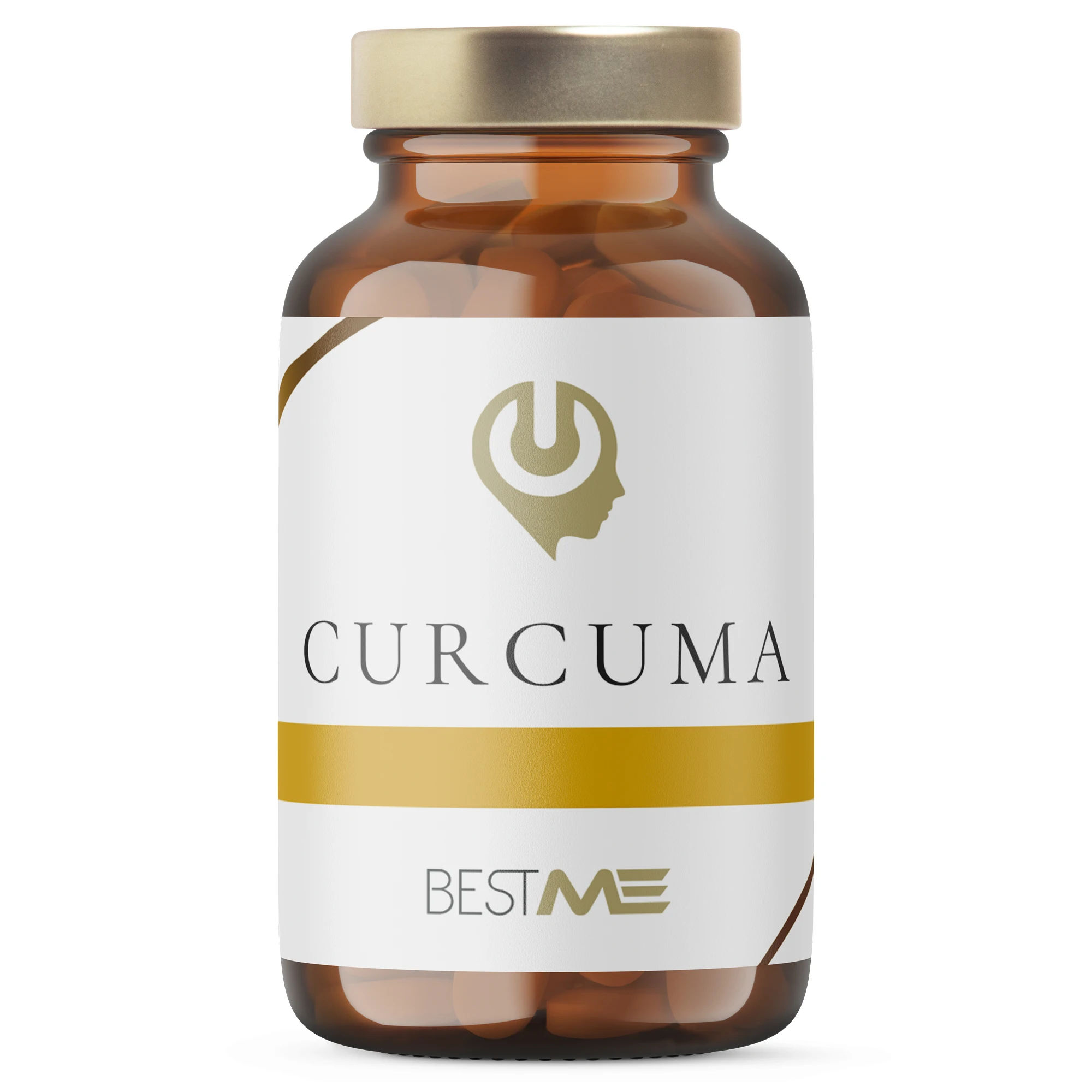 BESTME - Cúrcuma Curcumina con Pimienta Negra y Piperina, 60 Cápsulas