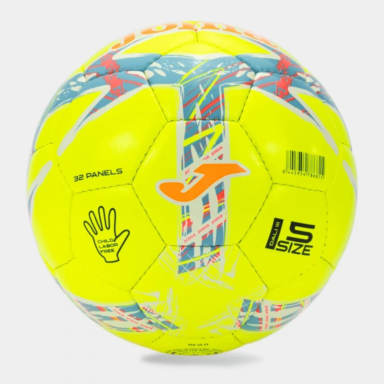 Soccer ball Joma Dali III 401412 fluorine yellow 920 size 3