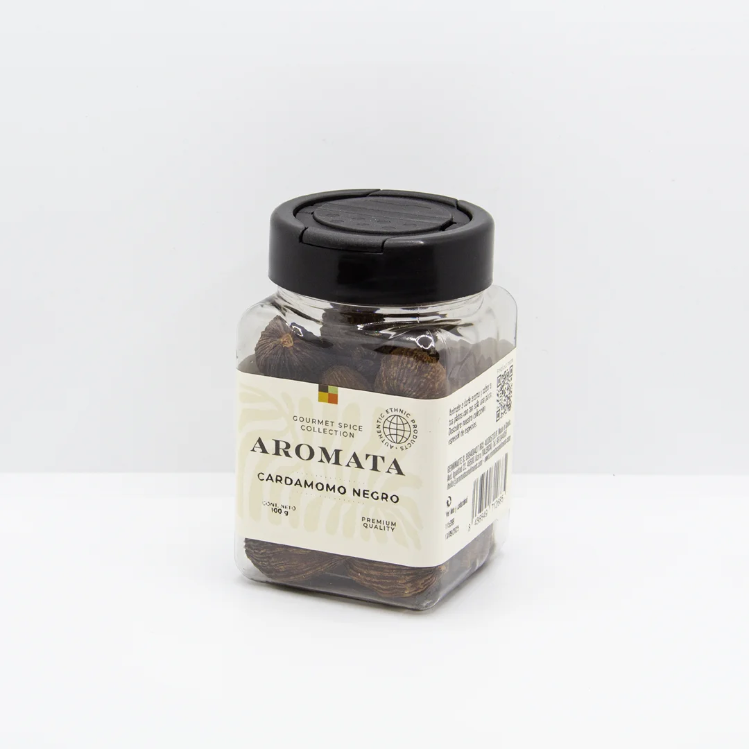 Cardamomo Negro de Aromata Condiments una especia proviniente del lejano oriente que dará un toque especial a tus platos