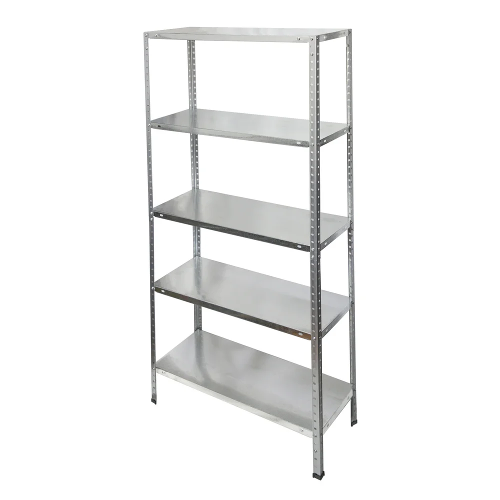 ORYX Estantería Acero Galvanizado con 5 Estantes 150x75x30 cm. Baldas ajustables. Peso máximo 150 Kg.