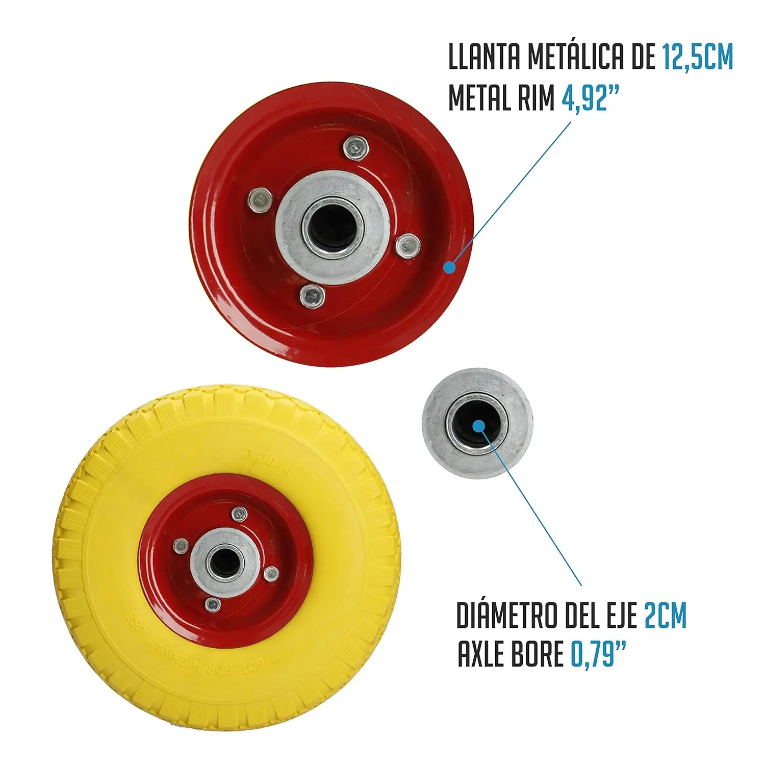 Ferrestock wheel wheelbarrow Ø 20 Mm