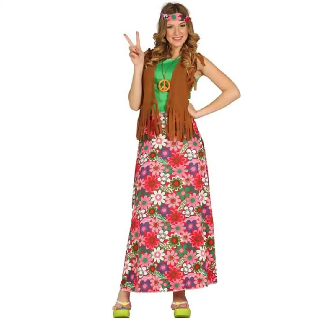 Women's vest Hippie costume (Guirca)