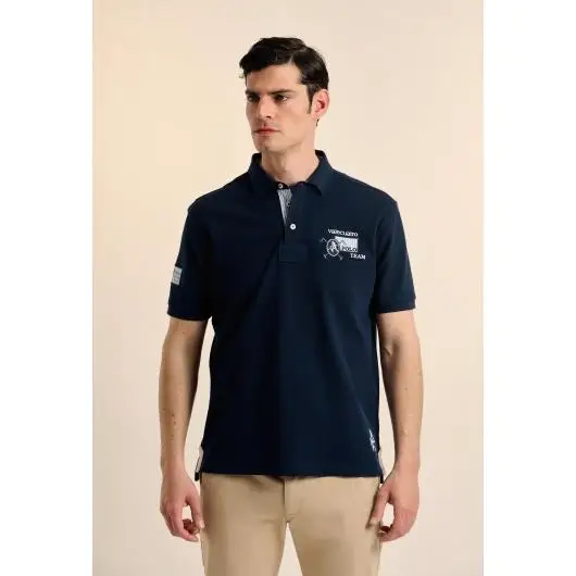 Polo Valecuatro Team azul marino