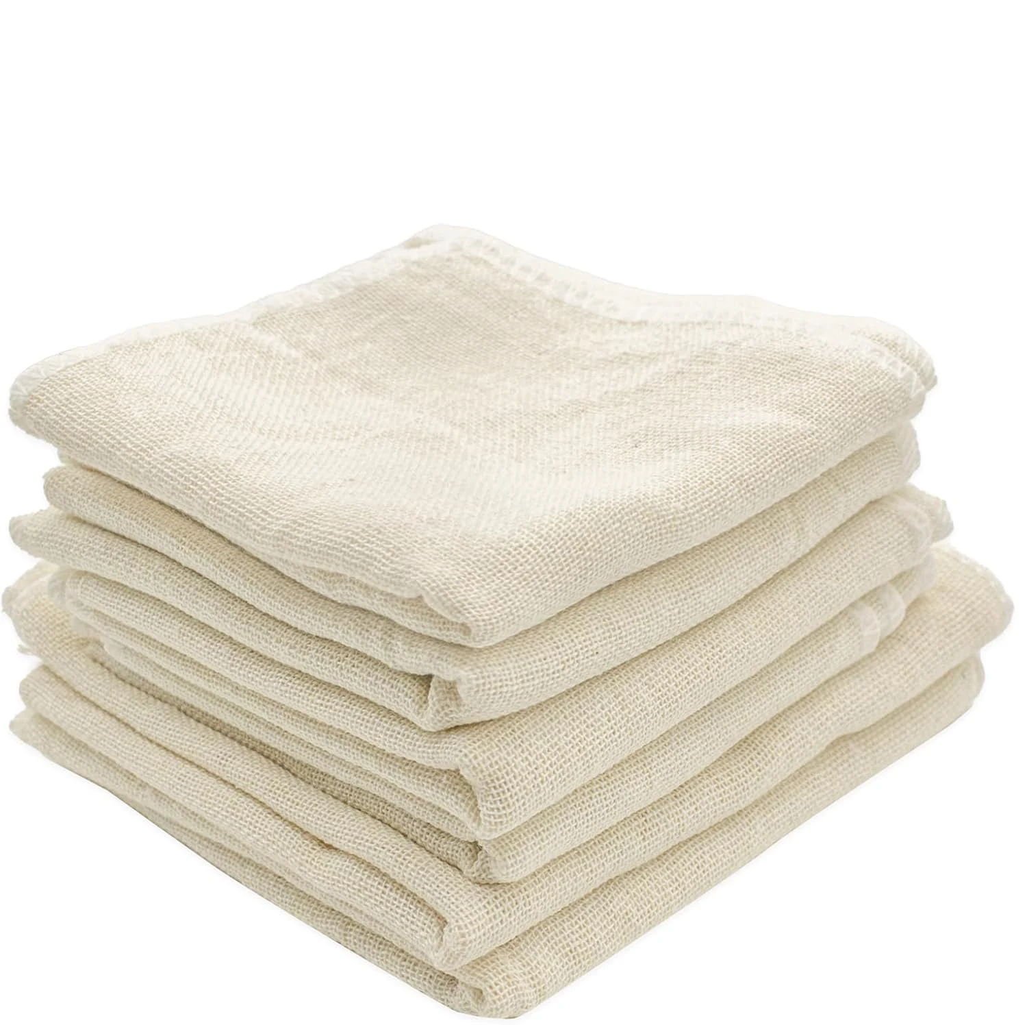 8 Piezas Paños de Filtro Queso Reutilizable Sin Pelusa, 50x50cm, Lavables Paños de Filtro Algodón Sin Blanquear, Colador de Tela Cocinar Filtrantes para Tofu Caldo Café Salsa
