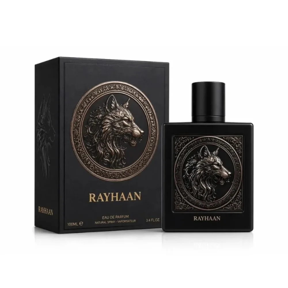 Perfume Arabe 100% Original Wolf Rayhaan Hombre 100 ml – Esencia Oriental Intensa y Elegancia de Lujo