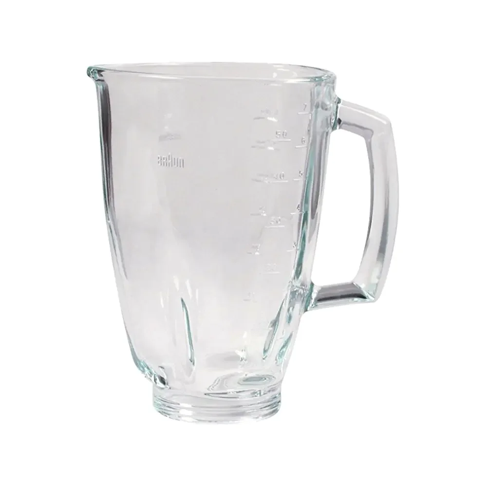 Jarra de cristal para batidora de vaso Braun 4184 MX2050 de 1,75L