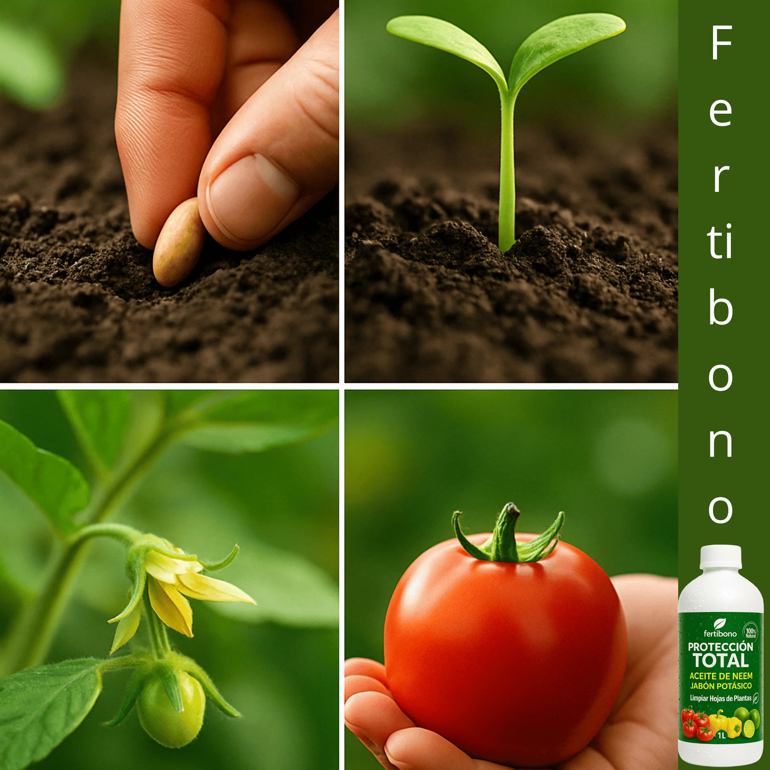 Fertibono total protection potassium soap and neem oil – 100% natural care for plants |   1l |   Strengthens, cleans and balances |   Ideal for organic gardens and gardens