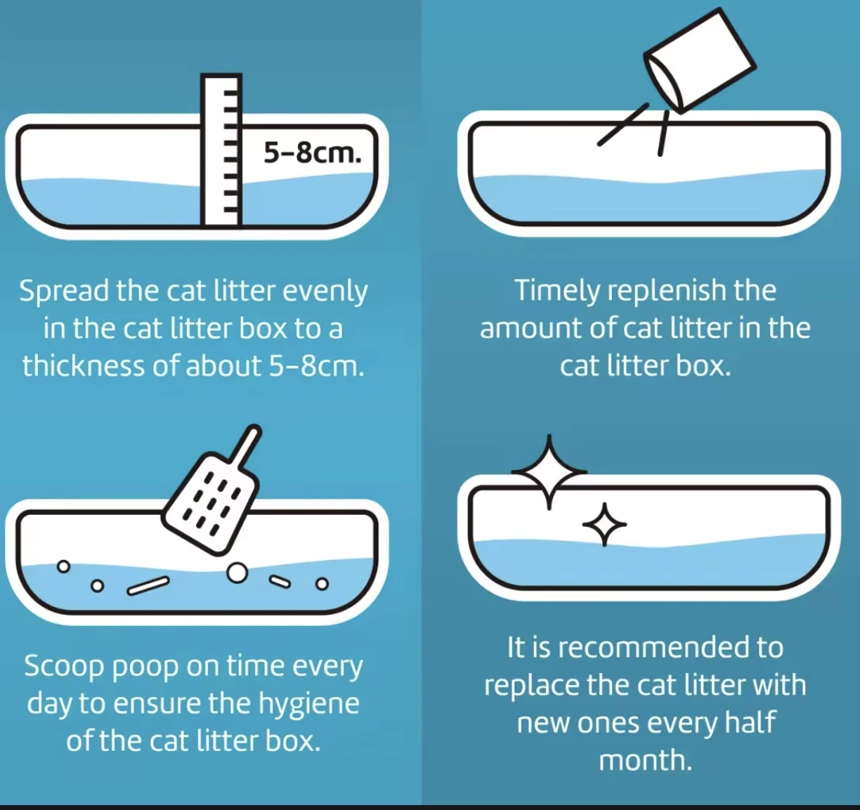 Tofu Cat Litter Pack of 4 Lavender, 2kg Each, Natural and Biodegradable, High Absorption, Dust Free, Easy Clumping, Flushable Cat Sand for Odor Control