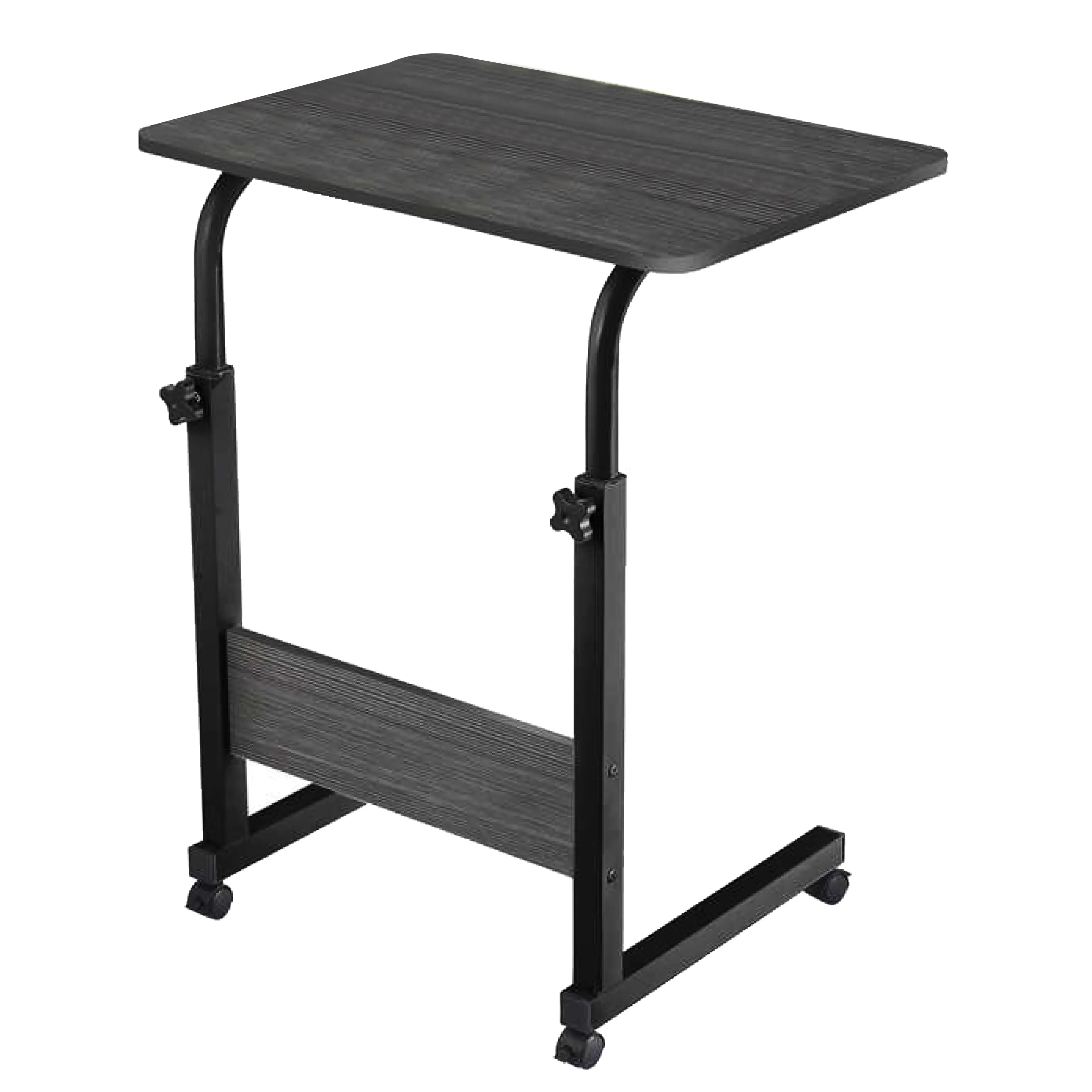 Mesa plegable multifuncional de madera con altura ajustable para noche, escritorio de laptop y estudiante – diseño portátil y resistente ideal para dormitorio o estudio