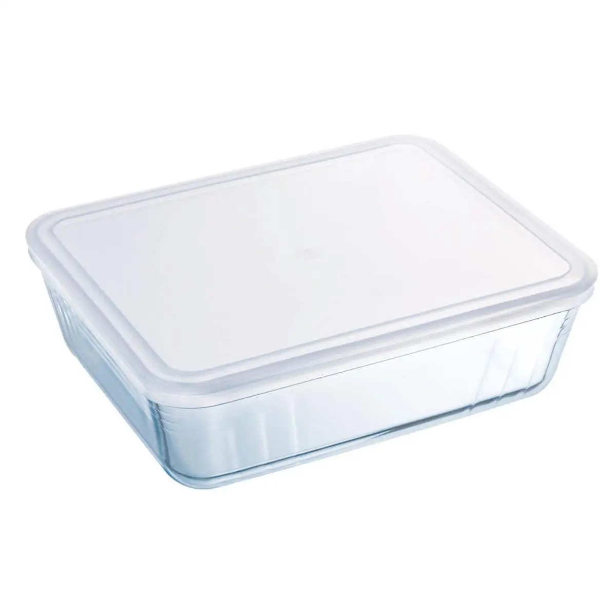 Pyrex Recipiente Rectangular Para Alimentos, Fabricado En Vidrio Resistente - Imagen 3