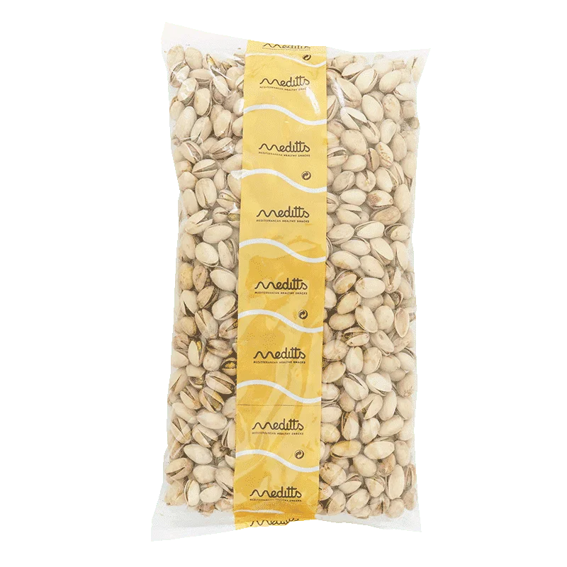 Meditts Pistachos Tostados con Cáscara 1kg - Sin Sal Añadida y Origen Español - Experiencia de Sabor y Nutrición