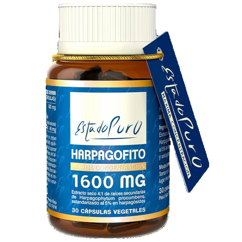 TONGIL Harpagofito 1600 mg - Suplemento para Articulaciones y Tendones - 30 Cápsulas Veganas - Alta Concentración de Harpagósidos - Marca de Confianza