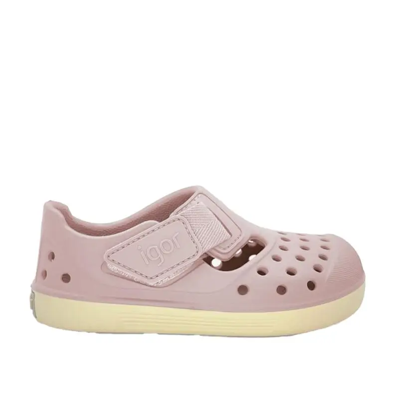 Igor - Zapatillas sneakers para niña Igor S10369 en tono rosa, suela flexible y amortiguación ligera, perfectas para correr y jugar al aire libre