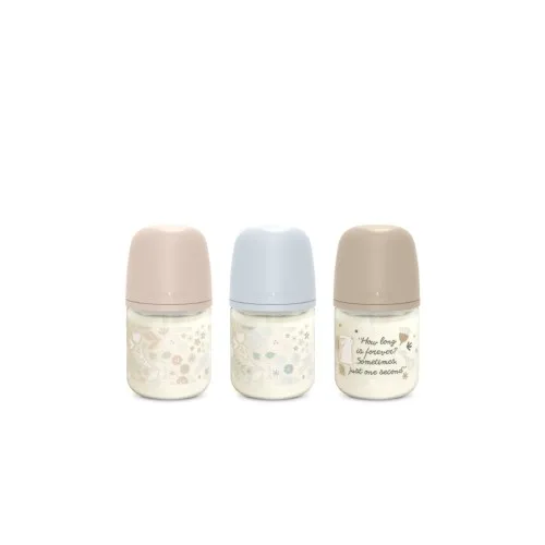 Suavinex Biberón Vidrio Wonderland 0+ Meses 120 ml