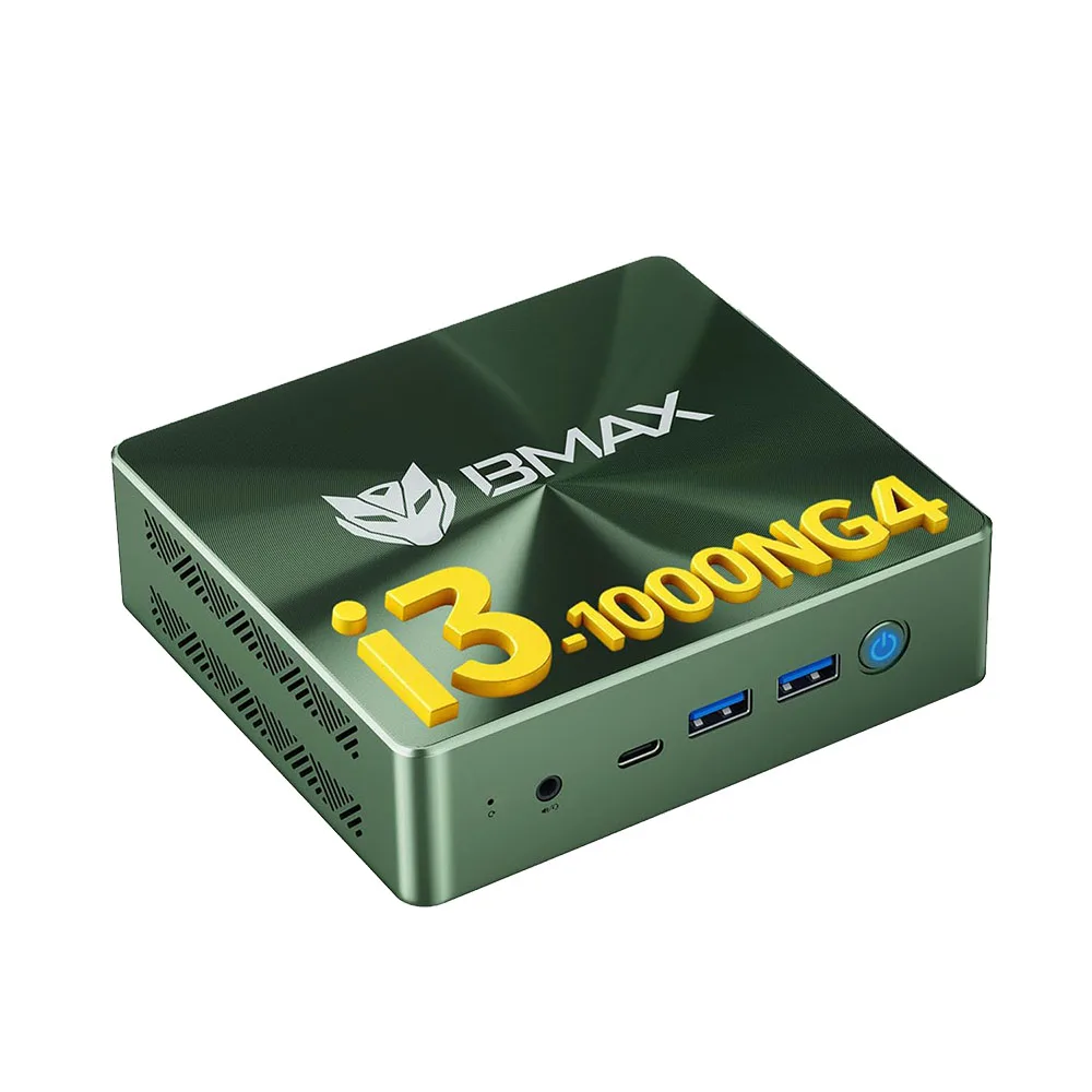 BMAX B6 Plus Mini PC Intel Core i3-1000NG4 3.2GHz, 12GB RAM + 512GB SSD, Gráficos Iris Plus, WiFi 5 + Bluetooth 4.2, Windows 11
