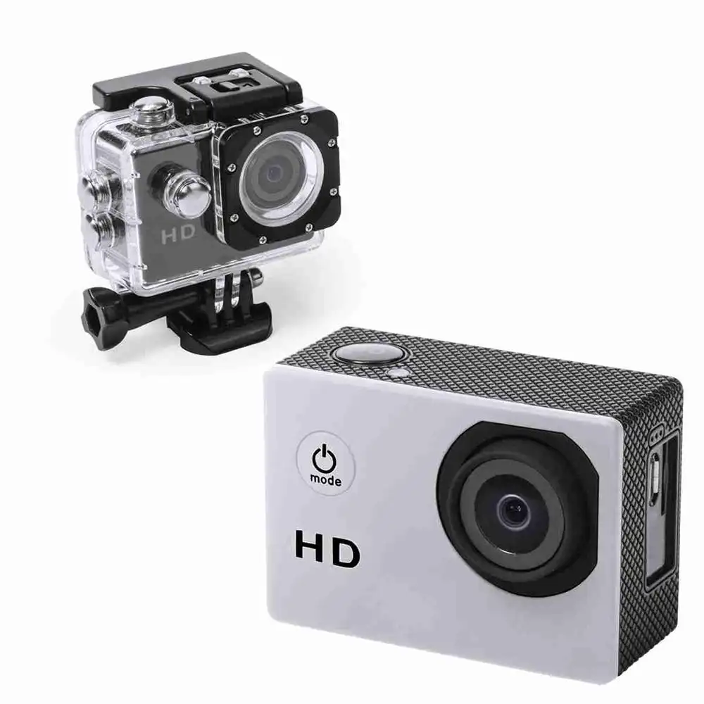 Cámara Deportiva Almalux Full HD 1080p Gran Angular 170° Sumergible con Pantalla y Accesorios Action Cam