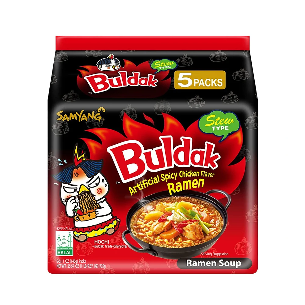 Samyang sopa buldak ramen hot chicken favor korean ramen 145g x 5
