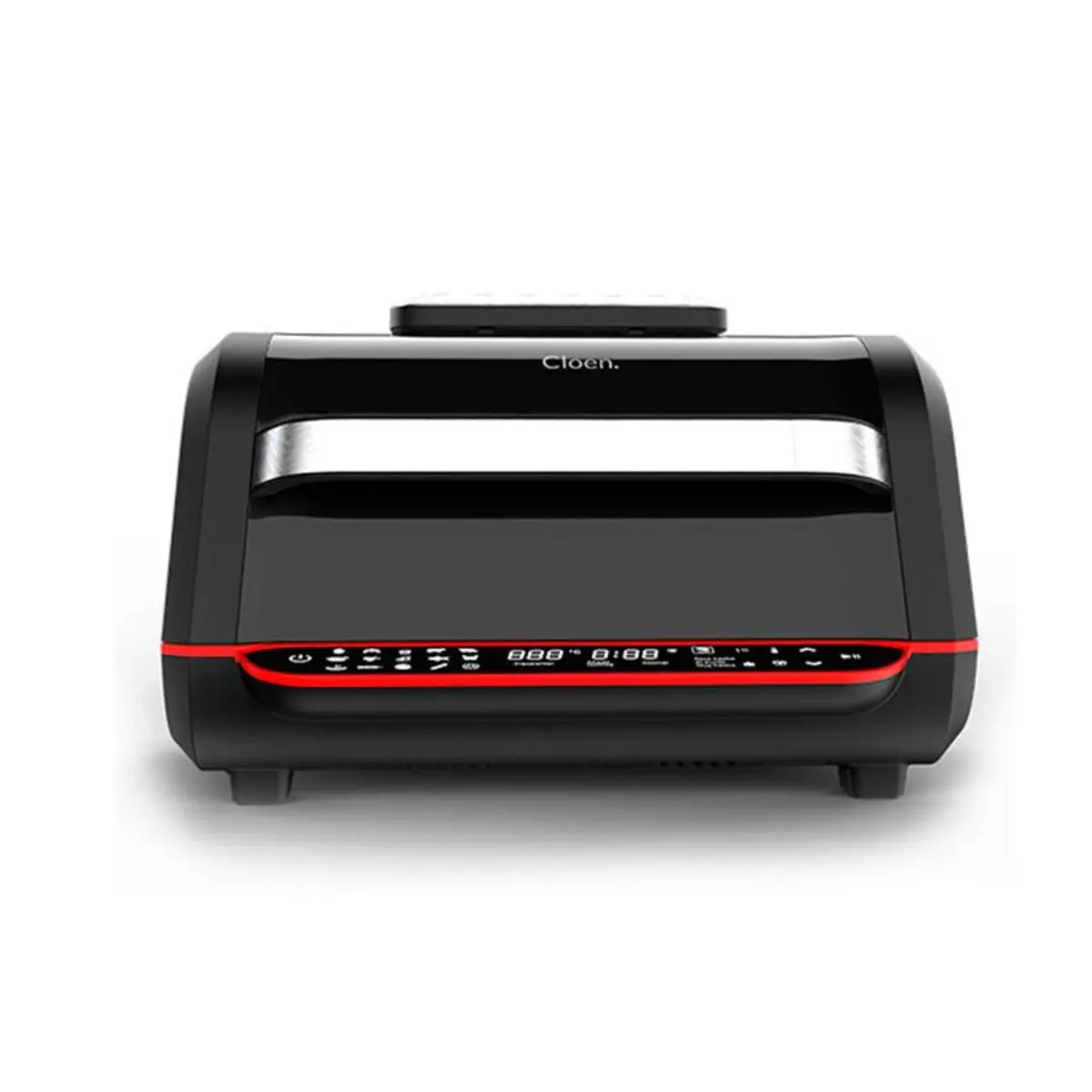 Freidora sin Aceite 7L, 1700W, Freidora de Aire,18 Funciones, 8 Dispositivos en 1, Panel Led Táctil, Modo Manual. Doble uso: con Cesta o Plancha Grill. Tamaño Familiar .Sin BPA. Foodie Fryer .Cloen.