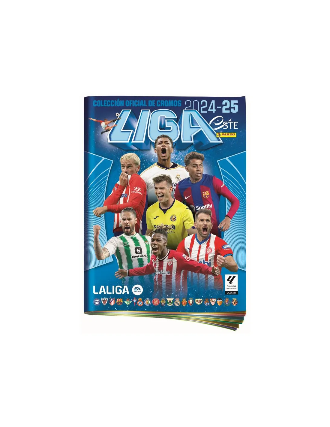 Link this Album + 10 envelopes of the 4th edition (80 cards) 2024 2025 are Panini stickers the fourth