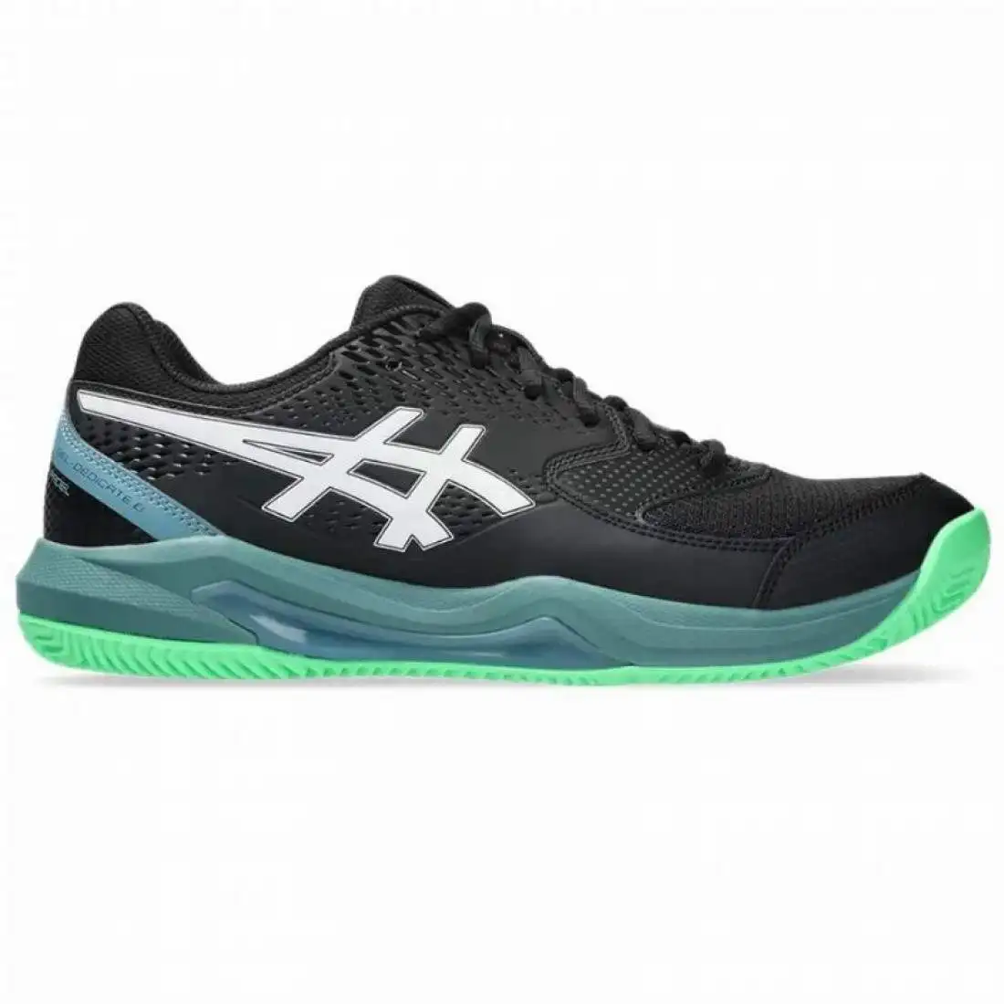 Zapatillas Asics Gel Dedicate 8 Padel Negro Verde