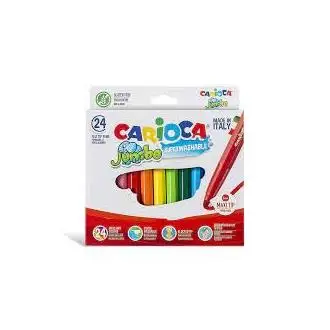 UNIVERSAL Marker CARIOCA JUMBO Box 24 Pens