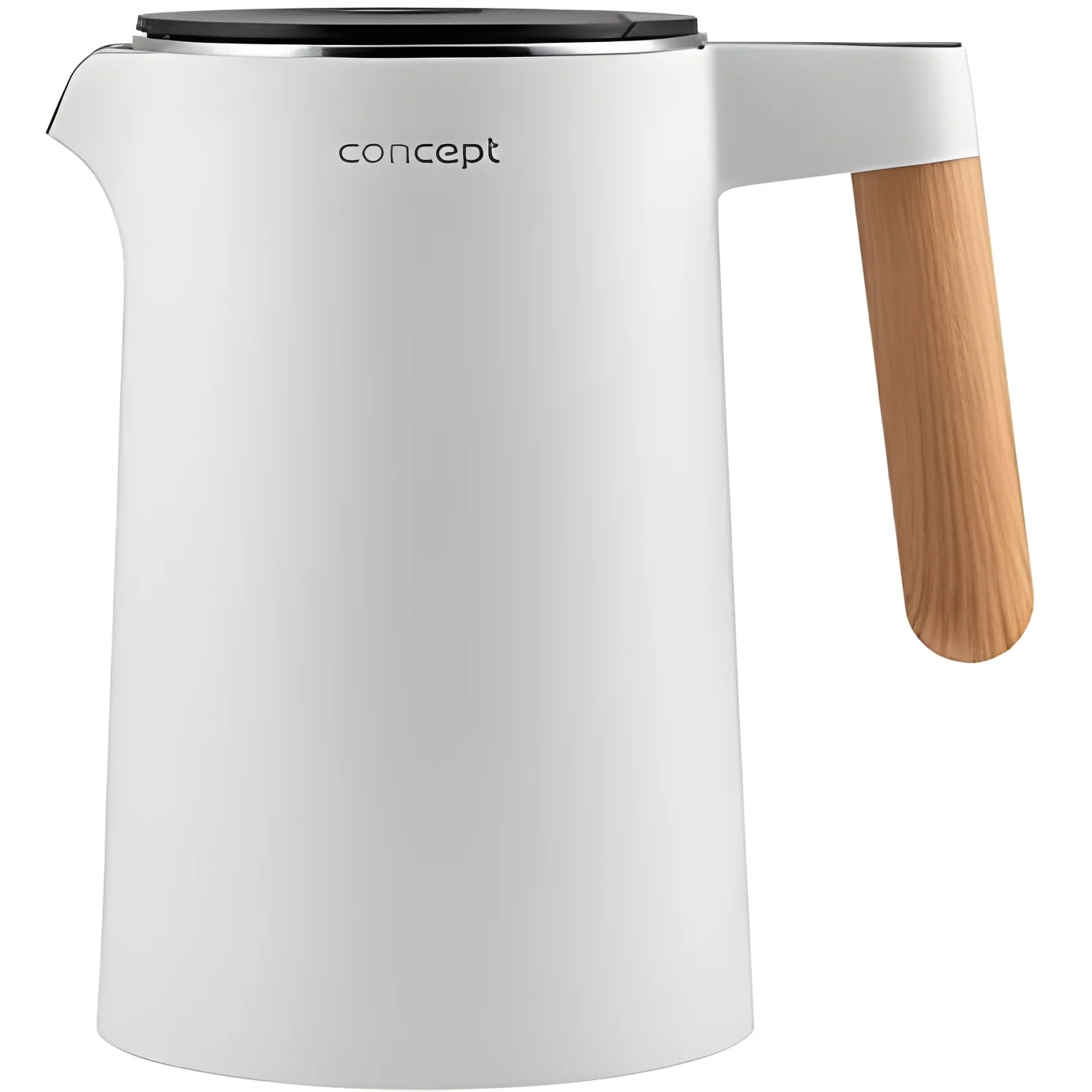 Concept Hausgeräte Hausgeräte Rk3300-Kettle (Stainless Steel, 1.5L), White