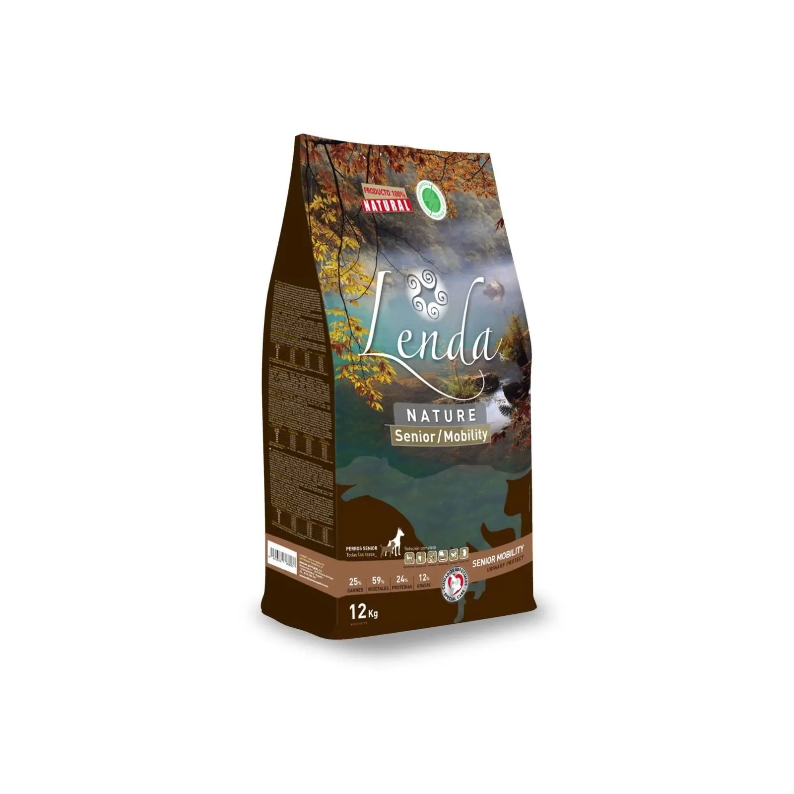 Lenda Senior Mobility - Pienso Natural para Perros Senior - Rico en Pavo y Apoyo Articular