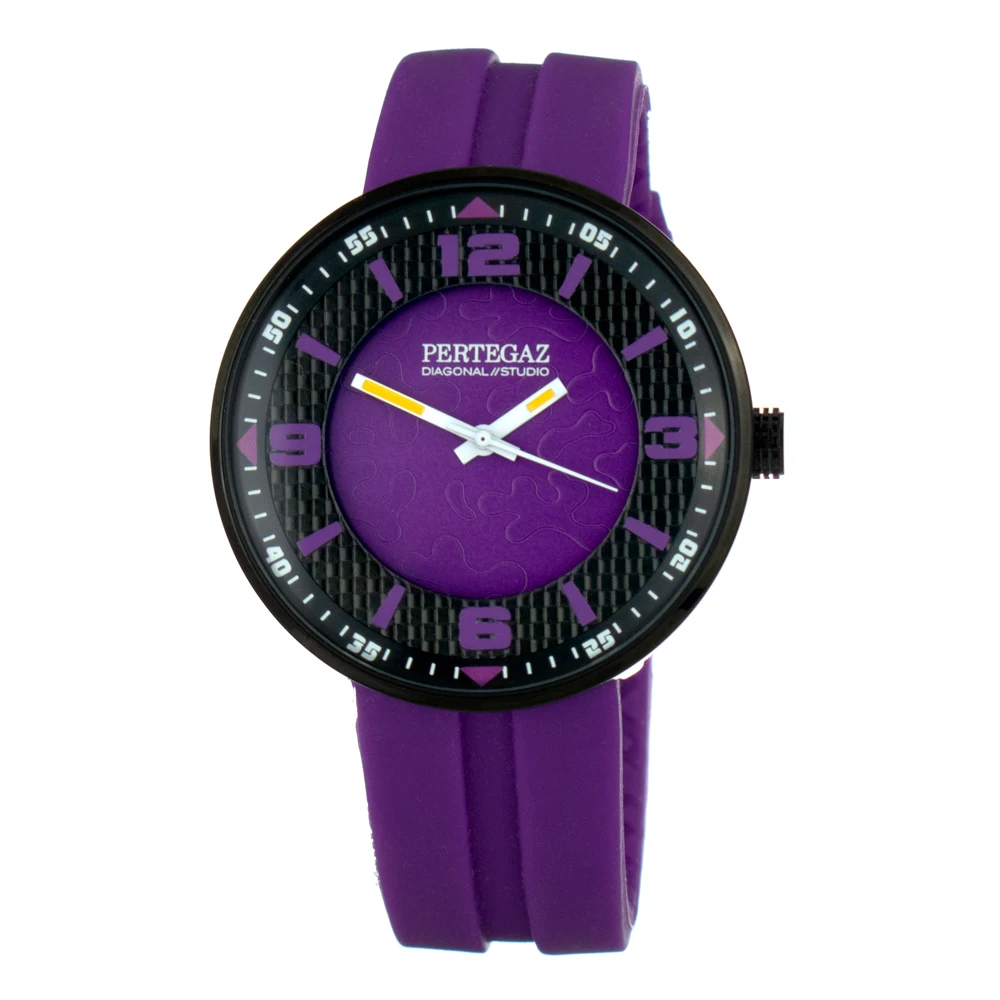 Pertegaz Reloj Unisex Analogico Cuarzo con Correa de Caucho PDS-005-L