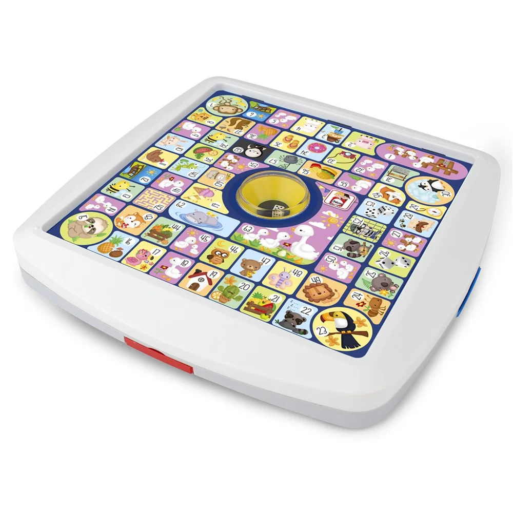 Automatic Ludo and Goose Game for 4 Players - 27x27x4 cm by Chicos, ideal for kids aged 3 to 7, promotes family fun and social skills, perfect for home or travel. #2
